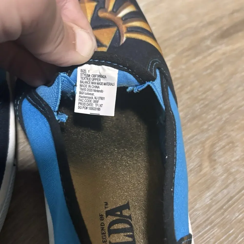 Zelda Children's Shoes Size 1 US